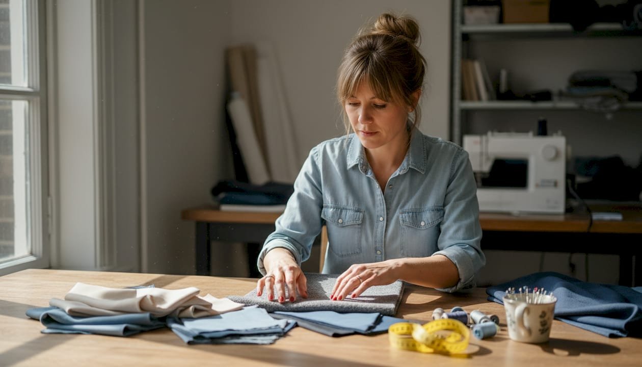 Ontwerper aan de slag met innovatieve, bijna onzichtbare lingerie stoffen